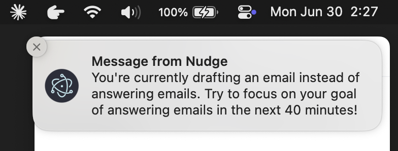 A Nudge fail